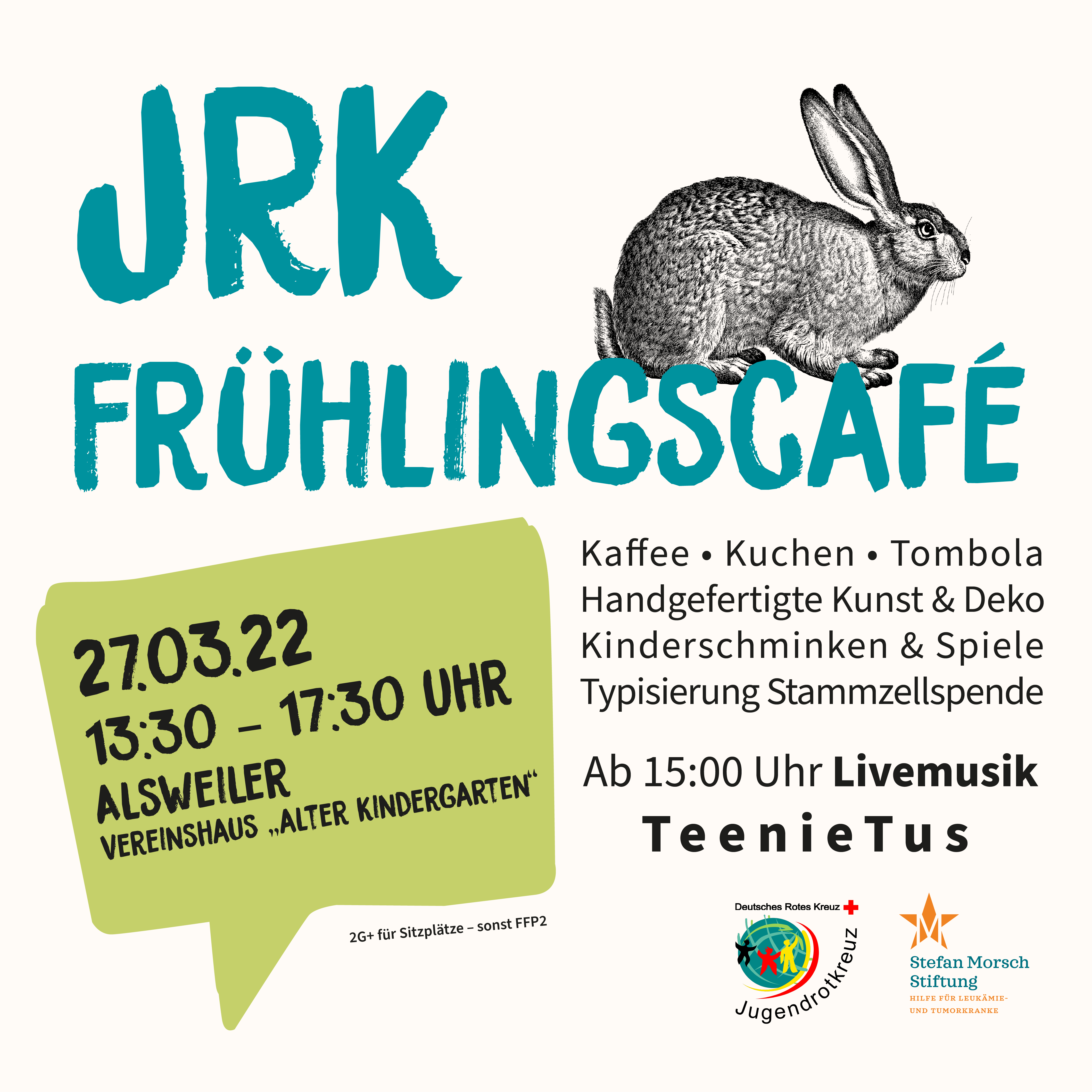 Werbeplakat Frühlingscafé